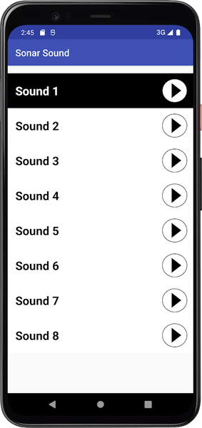 Sonar Sound - Image screenshot of android app