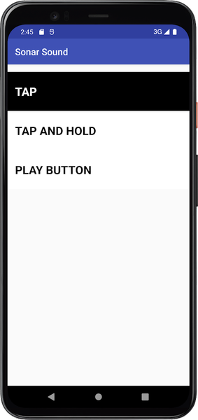 Sonar Sounds - Image screenshot of android app