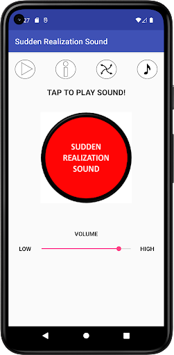 Sudden Realization Sound - Image screenshot of android app