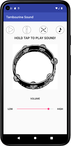 Tambourine Sound - Image screenshot of android app