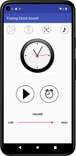 Ticking Clock Sound - عکس برنامه موبایلی اندروید