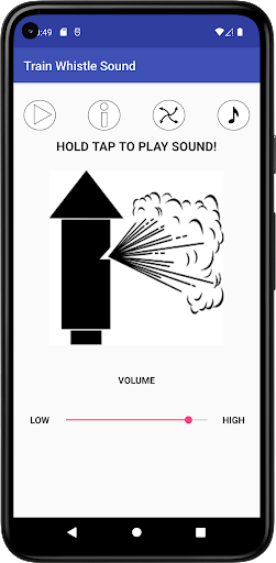 Train Whistle Sound - Image screenshot of android app