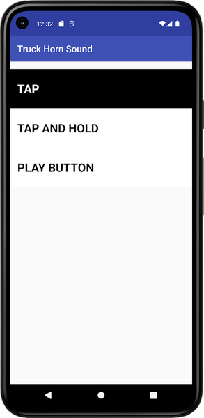 Truck Horn Sounds - Image screenshot of android app