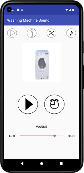 Washing Machine Sound - Image screenshot of android app