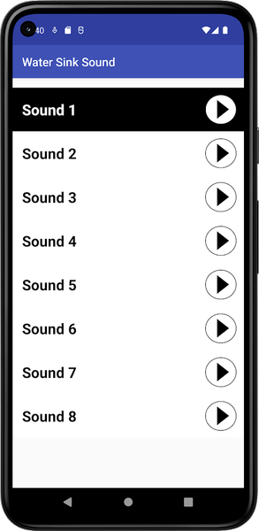 Water Sink Sound - عکس برنامه موبایلی اندروید