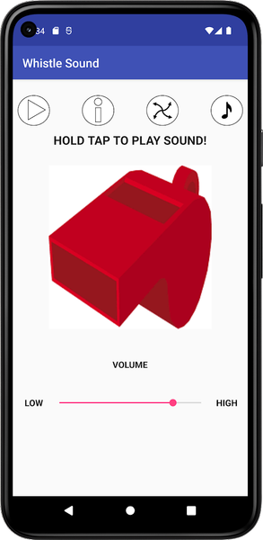 Whistle Sound - عکس برنامه موبایلی اندروید