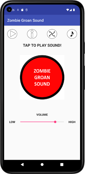 Zombie Groan Sound - Image screenshot of android app