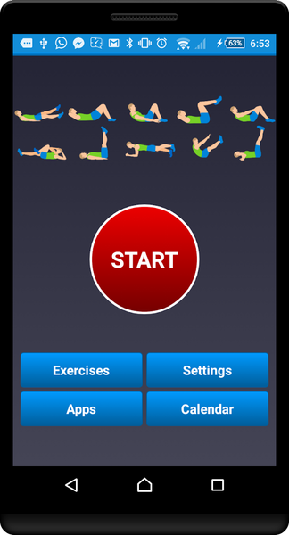 Ab Workout Coach 7days - 6pack - Image screenshot of android app