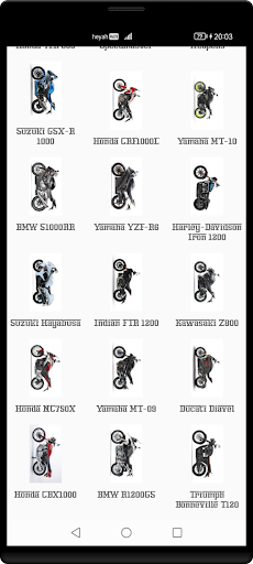 Motorcycles - Engines Sounds - Image screenshot of android app