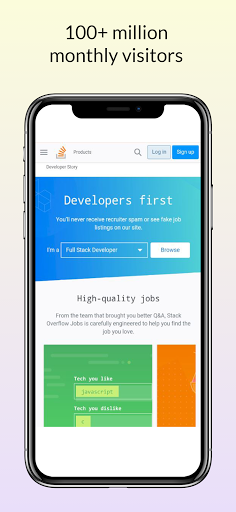 Stack Overflow - Image screenshot of android app