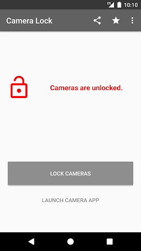 Camera Lock - عکس برنامه موبایلی اندروید