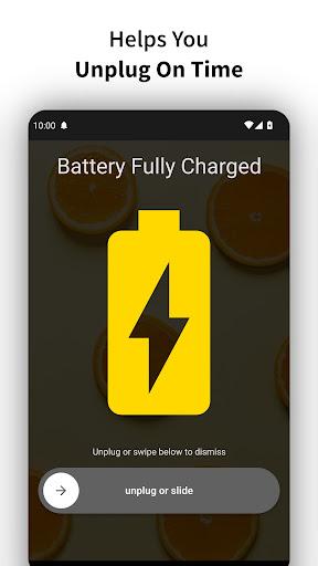 Full Battery Charge Alarm - Image screenshot of android app