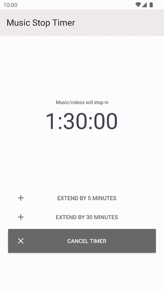 Music Stop Timer (Sleep Timer) - عکس برنامه موبایلی اندروید