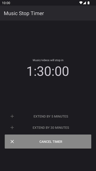 Music Stop Timer (Sleep Timer) - عکس برنامه موبایلی اندروید