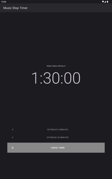 Music Stop Timer (Sleep Timer) - عکس برنامه موبایلی اندروید