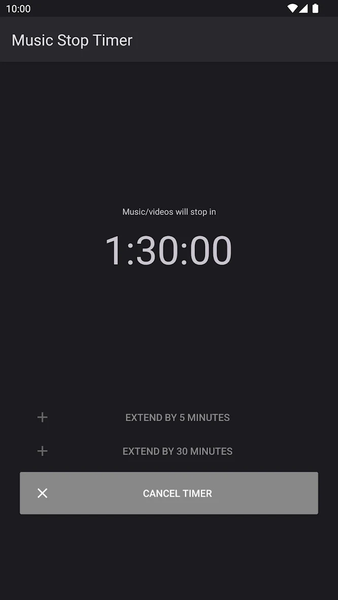Music Stop Timer (Sleep Timer) - عکس برنامه موبایلی اندروید