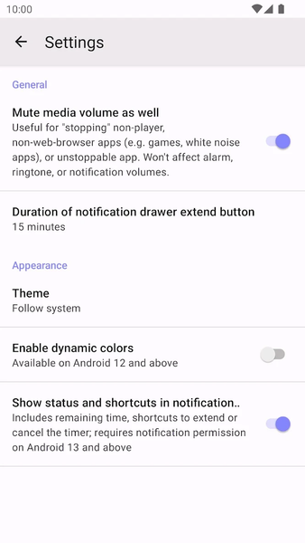 Music Stop Timer (Sleep Timer) - عکس برنامه موبایلی اندروید
