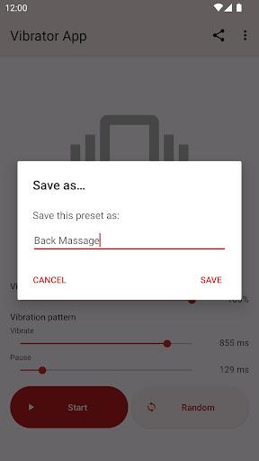Vibrator App - عکس برنامه موبایلی اندروید