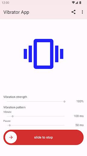 Vibrator App - Image screenshot of android app