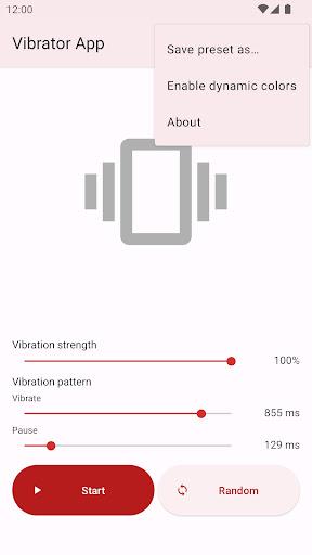 Vibrator App - عکس برنامه موبایلی اندروید