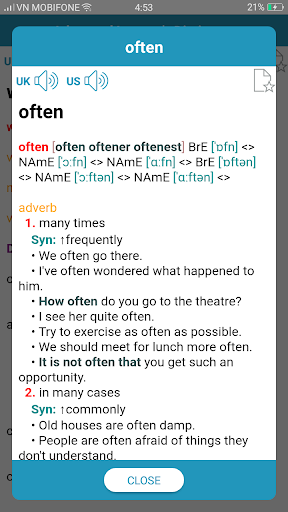 OXDICT - Advanced Learner's Dictionary - عکس برنامه موبایلی اندروید