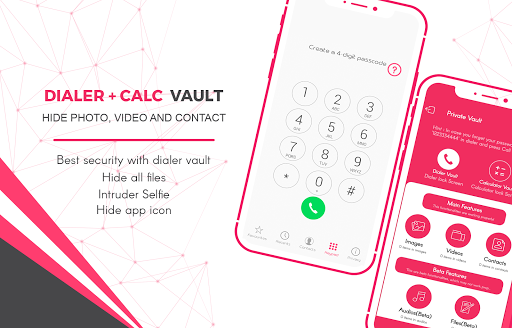 Dialer + Calc Vault - Hide Photo, Video & Contact - عکس برنامه موبایلی اندروید