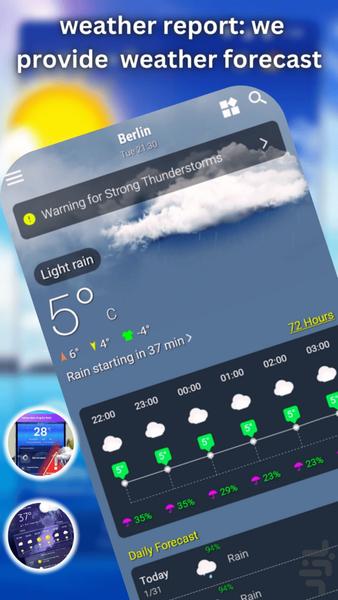 هواشناسی فوق پیشرفته 2024 - Image screenshot of android app
