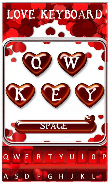 Love Theme Keyboard - Image screenshot of android app