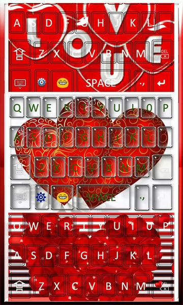 Love Theme Keyboard - Image screenshot of android app