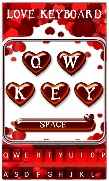 Love Theme Keyboard - Image screenshot of android app