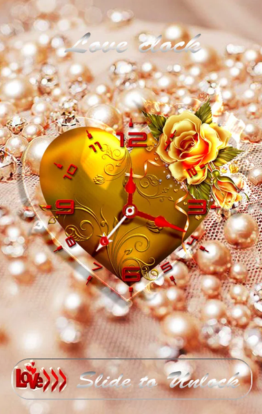 Love Clock Live Wallpaper ( Va - Image screenshot of android app