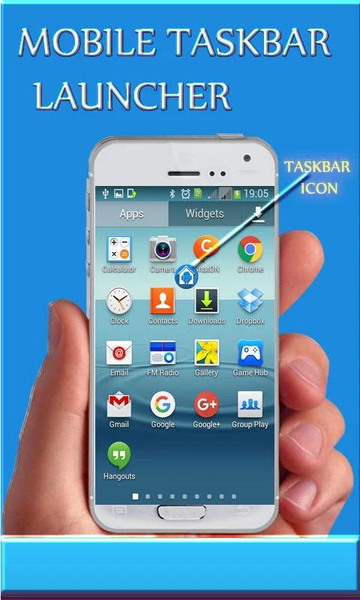 Mobile Taskbar Launcher - عکس برنامه موبایلی اندروید