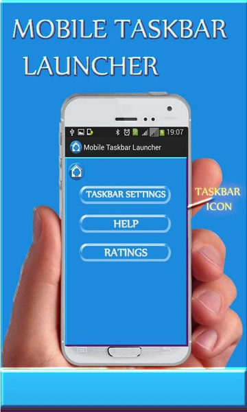 Mobile Taskbar Launcher - عکس برنامه موبایلی اندروید