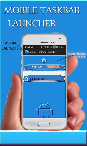 Mobile Taskbar Launcher - عکس برنامه موبایلی اندروید