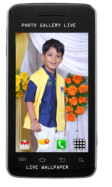 Photo Gallery Live Wallpaper - Image screenshot of android app