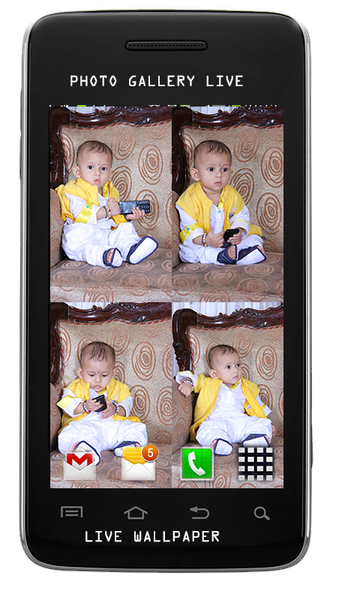 Photo Gallery Live Wallpaper - Image screenshot of android app