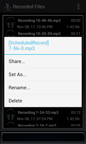 Smart Voice Recorder - Image screenshot of android app