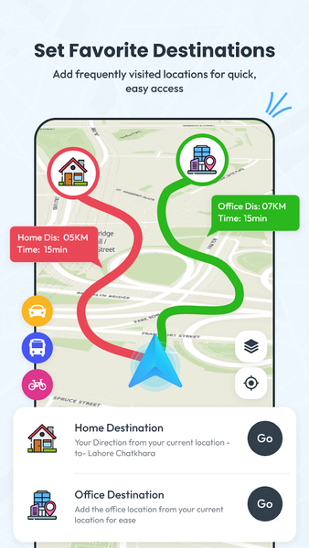 Voice GPS Navigation Direction - عکس برنامه موبایلی اندروید