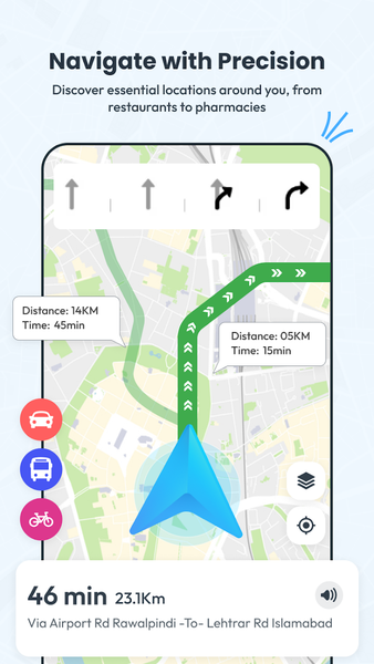 Navio Maps GPS Navigation App - عکس برنامه موبایلی اندروید