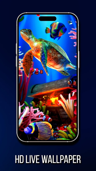 Aquarium 3D Live Wallpaper 4K - عکس برنامه موبایلی اندروید