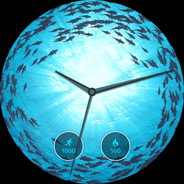 Aquarium Fish Live Watch Faces - عکس برنامه موبایلی اندروید