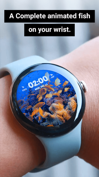 Aquarium Fish Live Watch Faces - Image screenshot of android app