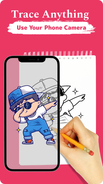 Trace Anything with AR Drawing - Image screenshot of android app