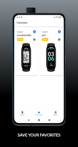 Mi Band 6 watch faces - MB6WF - Image screenshot of android app