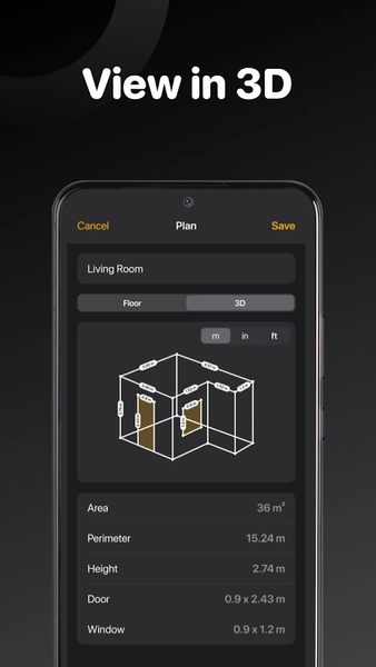 Tape Measure: AR Measuring - عکس برنامه موبایلی اندروید
