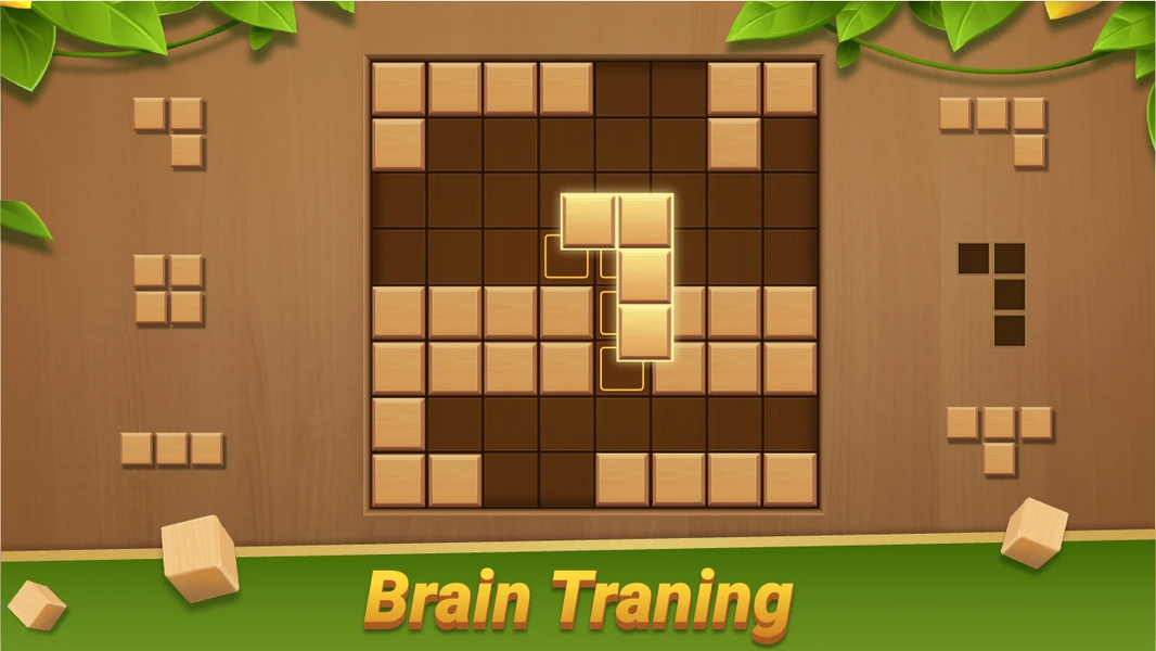 Block Puzzle - Wood Blast - Gameplay image of android game