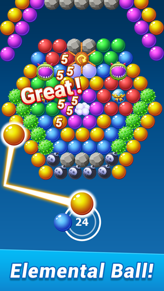 Bubble Shooter - Happy Shooter - عکس بازی موبایلی اندروید