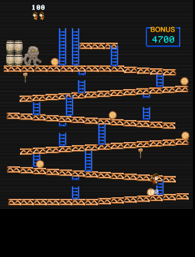 arcade monkey kong - Gameplay image of android game