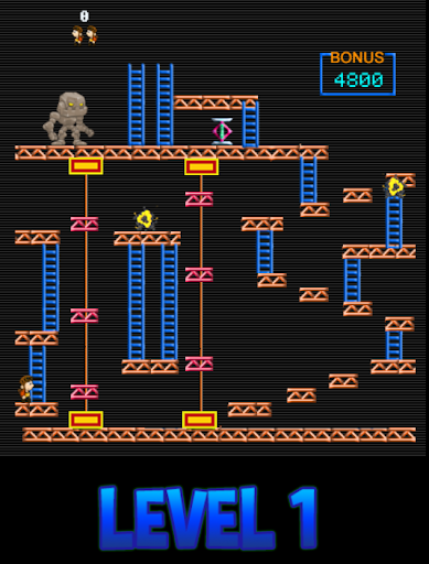 arcade monkey kong - عکس بازی موبایلی اندروید