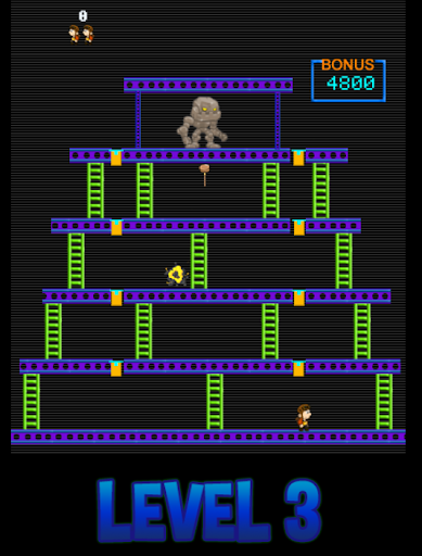 arcade monkey kong - Gameplay image of android game